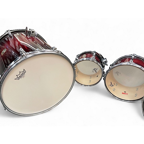 Used Gretsch Drums 5 Piece Catalina Maple Dark Cherry Burst Drum Kit