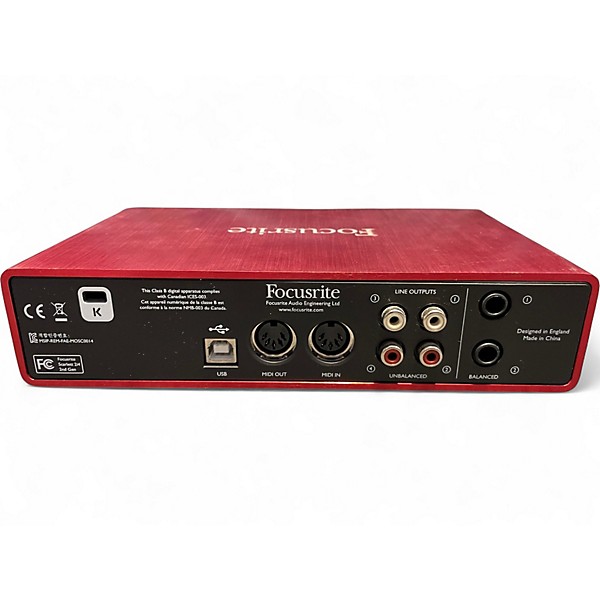 Used Focusrite Scarlett 2i4 Gen 2 Audio Interface