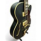 Used Ibanez AF75GBKF black flat Hollow Body Electric Guitar