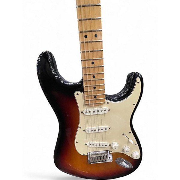 Used 2006 Fender American Standard Stratocaster 2 Tone Sunburst Solid Body Electric Guitar