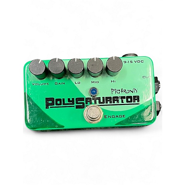 Used Pigtronix Polysaturator Overdrive Effect Pedal