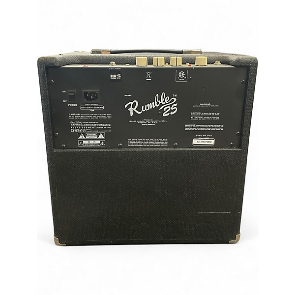 Used Fender Rumble 25 Bass Combo Amp