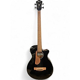 Used Ibanez AEGB24E Black Acoustic Bass Guitar