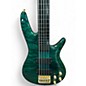 Used Ibanez SR1205FL Green Electric Bass Guitar