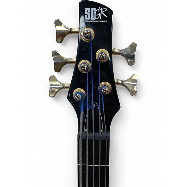 Used Ibanez SR1205FL Green Electric Bass Guitar