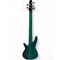 Used Ibanez SR1205FL Green Electric Bass Guitar