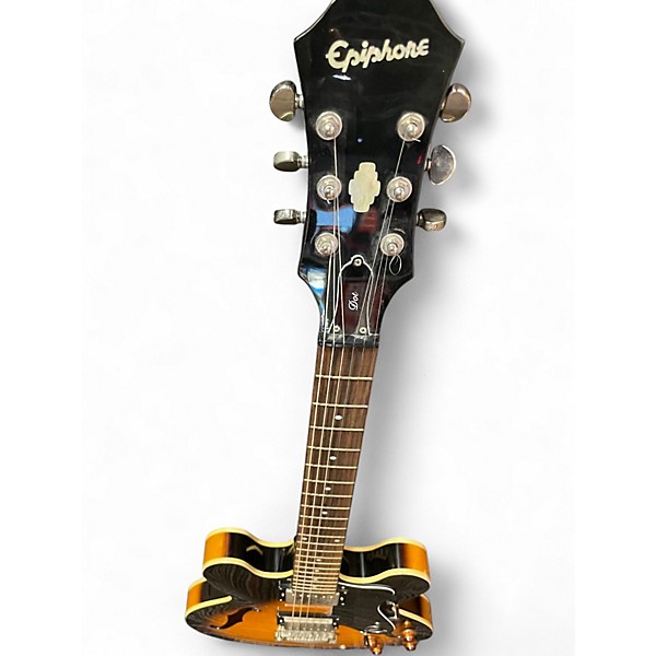 Used Epiphone Dot Sunburst Hollow Body Electric Guitar