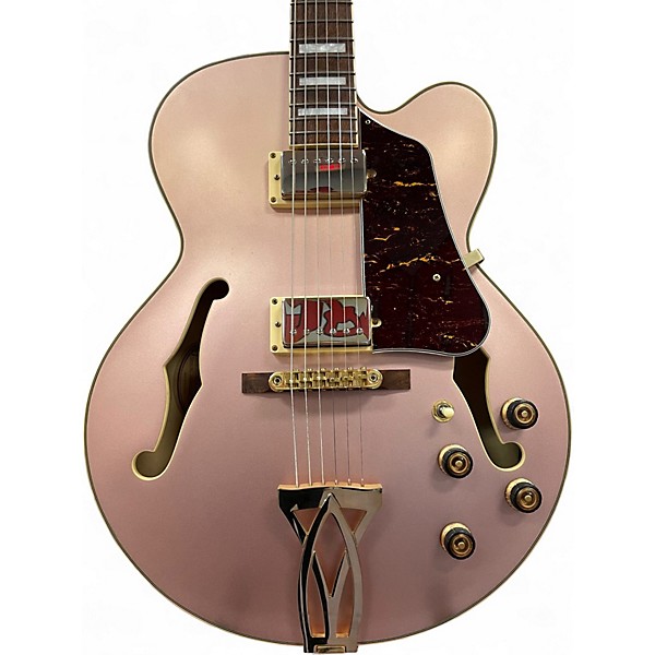 Used 2025 Ibanez AF75G-RGF  Rose Gold Hollow Body Electric Guitar
