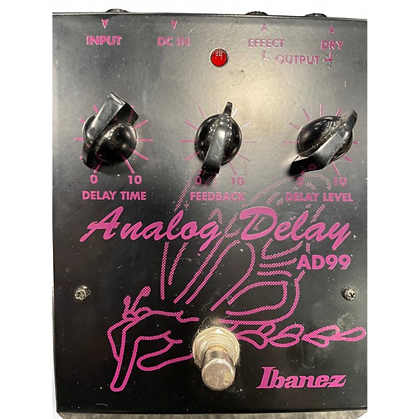 Used Ibanez AD99 ANALOG DELAY Effect Pedal