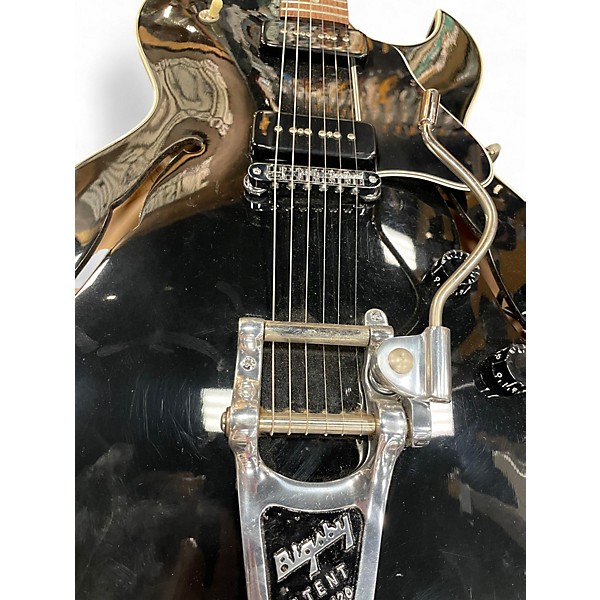 Vintage 1994 Gibson ES135 Black Hollow Body Electric Guitar