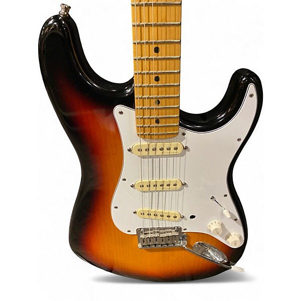 Used Fender American Standard Stratocaster 3 Tone Sunburst Solid Body Electric Guitar