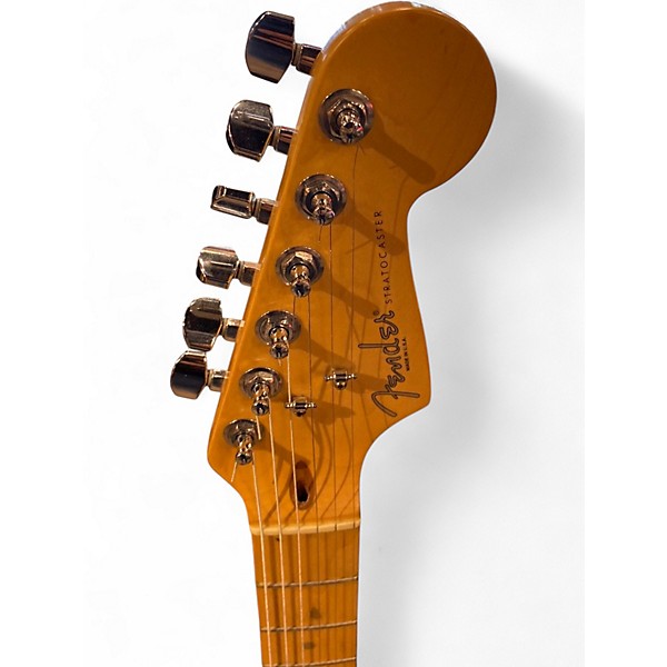 Used Fender American Standard Stratocaster 3 Tone Sunburst Solid Body Electric Guitar