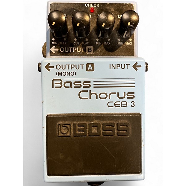 Used BOSS CEB3 Bass Chorus Bass Effect Pedal
