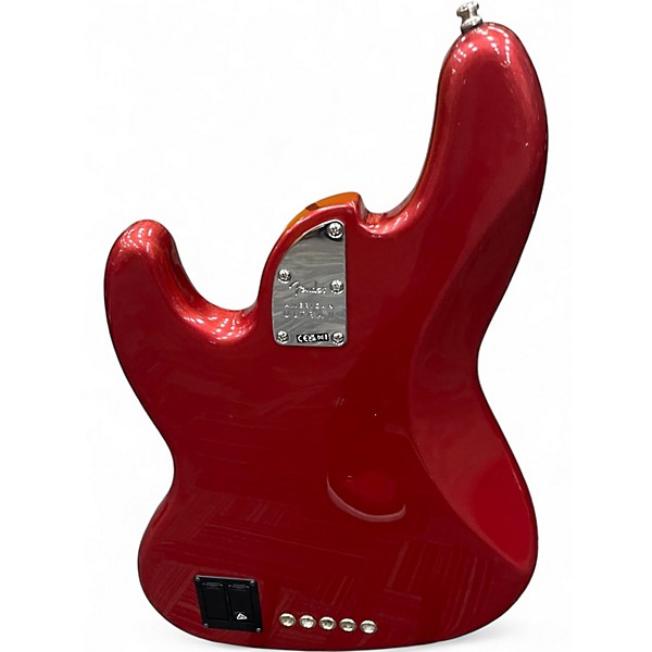 Used 2025 Fender American Ultra Jazz Bass V SINISTER RED Electric Bass Guitar