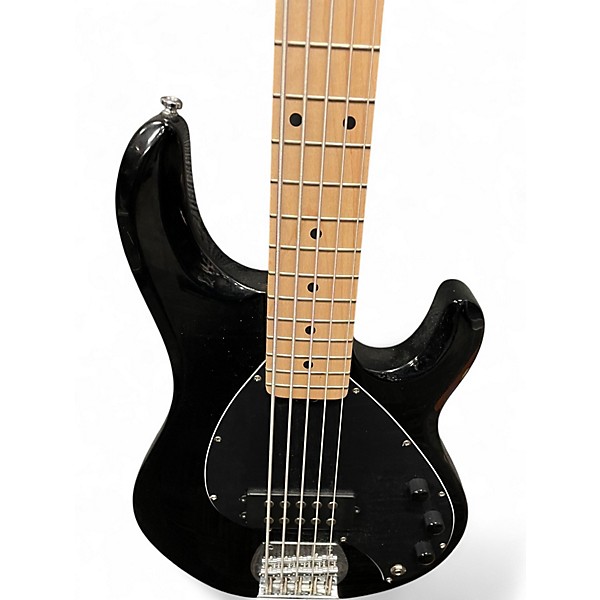 Used Sterling by Music Man Stingray 5 Black Electric Bass Guitar