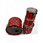 Used Pearl 4 Piece Export Candy Apple Red Drum Kit thumbnail