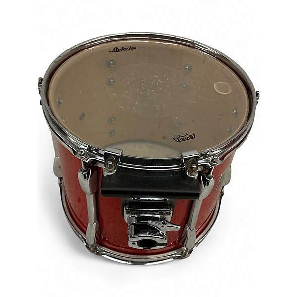 Used Pearl 4 Piece Export Candy Apple Red Drum Kit
