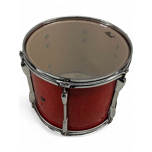 Used Pearl 4 Piece Export Candy Apple Red Drum Kit