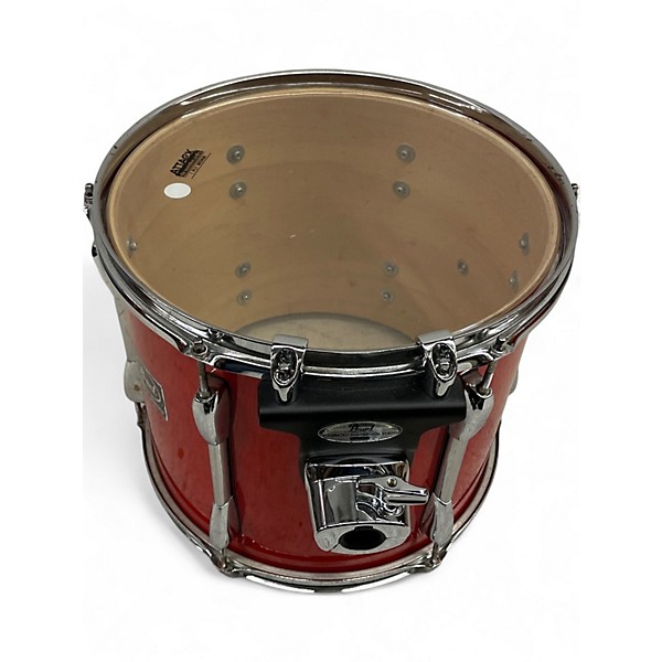 Used Pearl 4 Piece Export Candy Apple Red Drum Kit