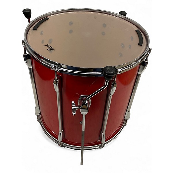 Used Pearl 4 Piece Export Candy Apple Red Drum Kit