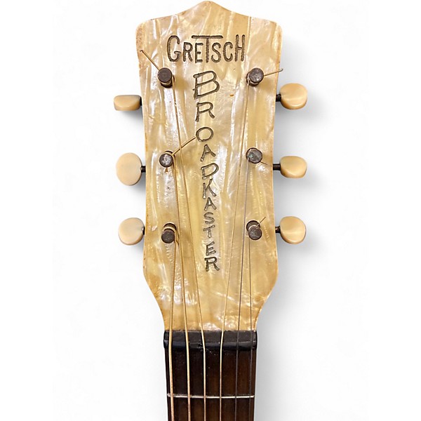 Vintage 1950s Gretsch Guitars BROADKASTER Natural Acoustic Guitar