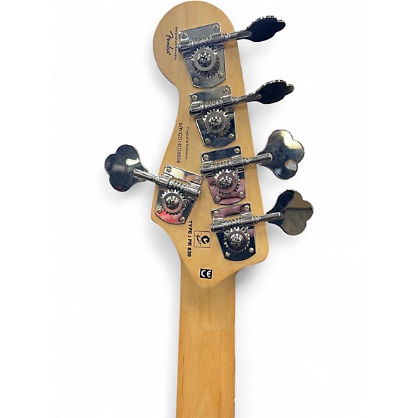Used Squier JAZZ 5 STRING BLACK Electric Bass Guitar