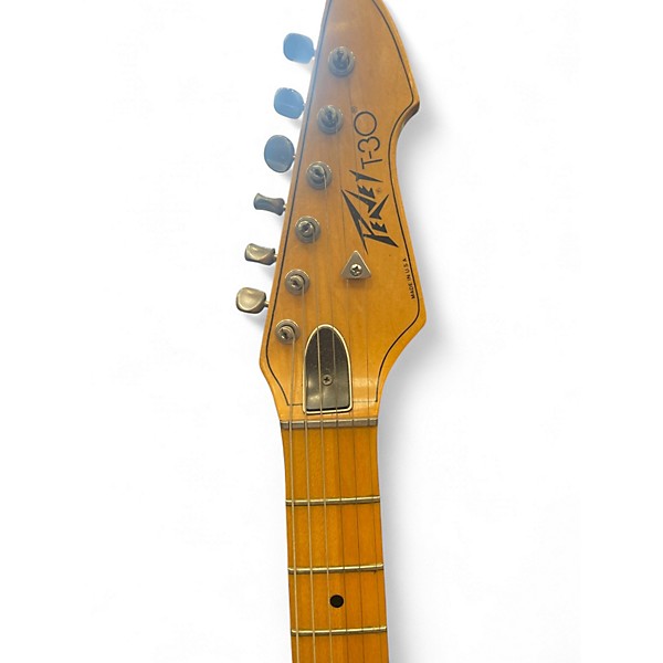 Vintage 1980s Peavey T30 Natural Solid Body Electric Guitar