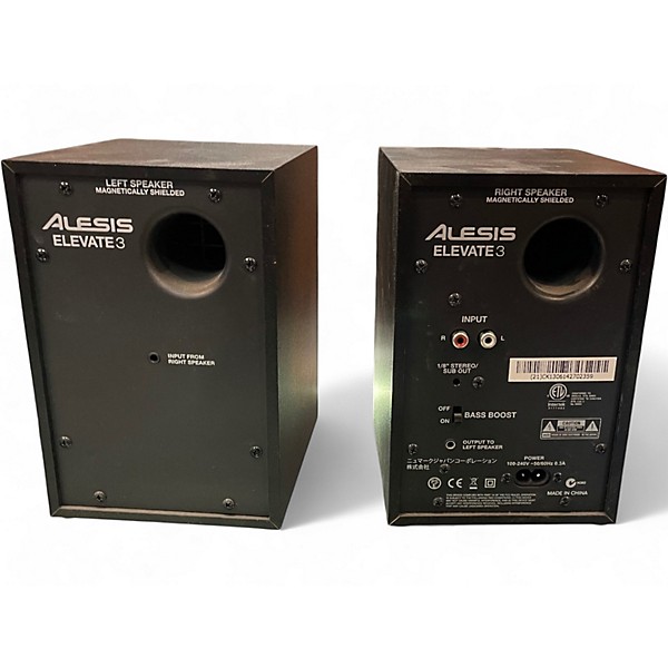 Used Alesis Elevate 3 Pair Powered Monitor