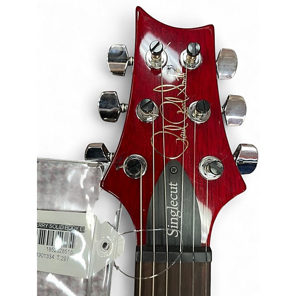 Used PRS Singlecut Cherry Solid Body Electric Guitar