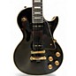 Used 2023 Epiphone Les Paul custom p90 Black and Gold Solid Body Electric Guitar