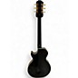 Used 2023 Epiphone Les Paul custom p90 Black and Gold Solid Body Electric Guitar