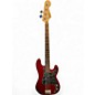 Used 2005 Squier Affinity Precision Bass Candy Apple Red Electric Bass Guitar thumbnail