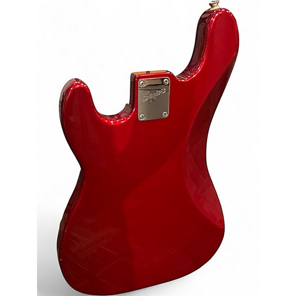 Used 2005 Squier Affinity Precision Bass Candy Apple Red Electric Bass Guitar