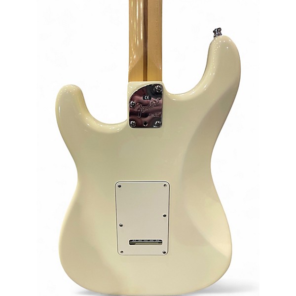 Used Fender Artist Series Jeff Beck Stratocaster Olympic White Solid Body Electric Guitar