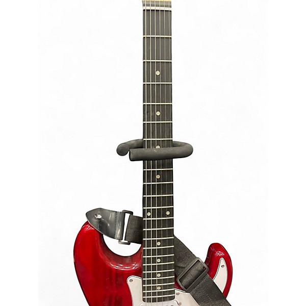 Used Ritmo PAWNCASTER Red Solid Body Electric Guitar