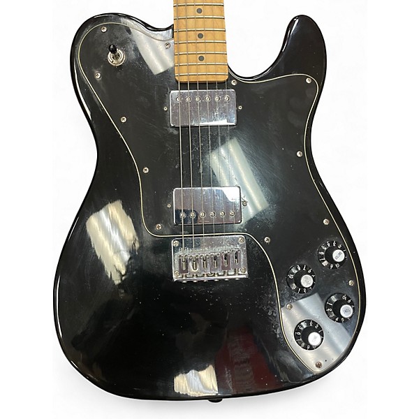 Used Squier Vintage Modified Telecaster Custom Black Solid Body Electric Guitar