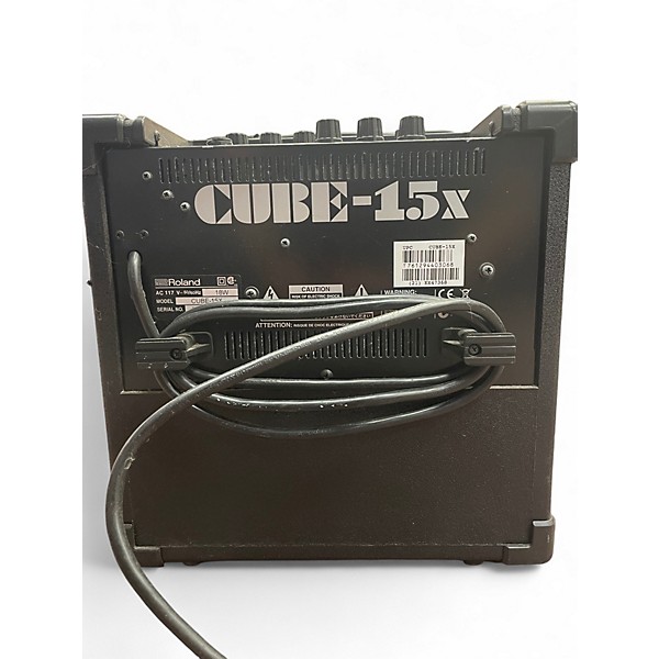 Used Roland Cube 15X 1X8 15W Guitar Combo Amp