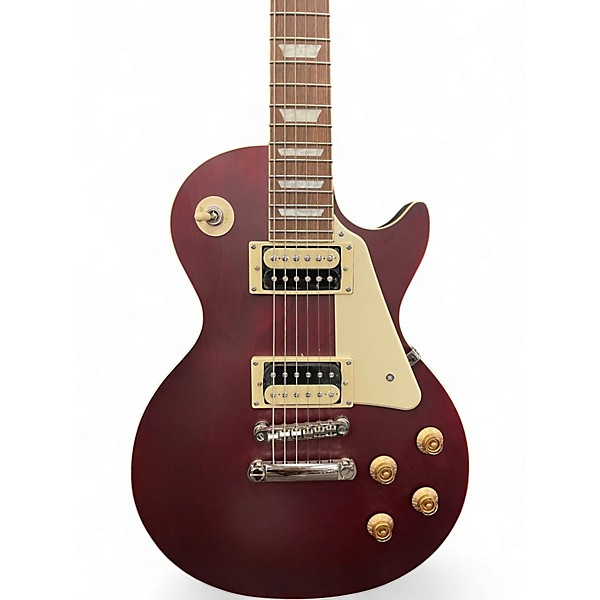 Used Epiphone Les Paul Traditional Pro IV Maroon Solid Body Electric Guitar