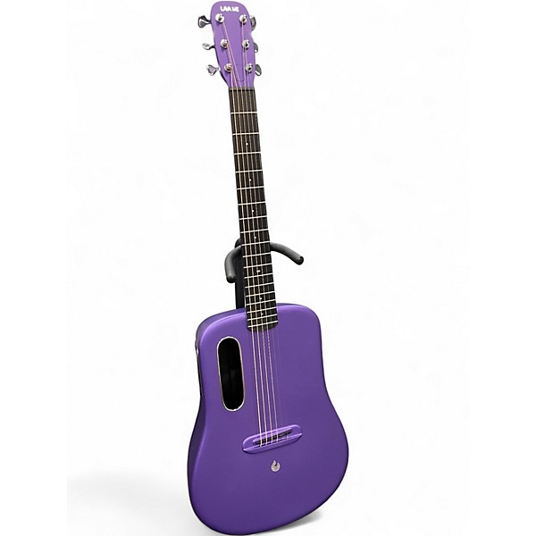 Used LAVA MUSIC ME 4 Purple Acoustic Electric Guitar