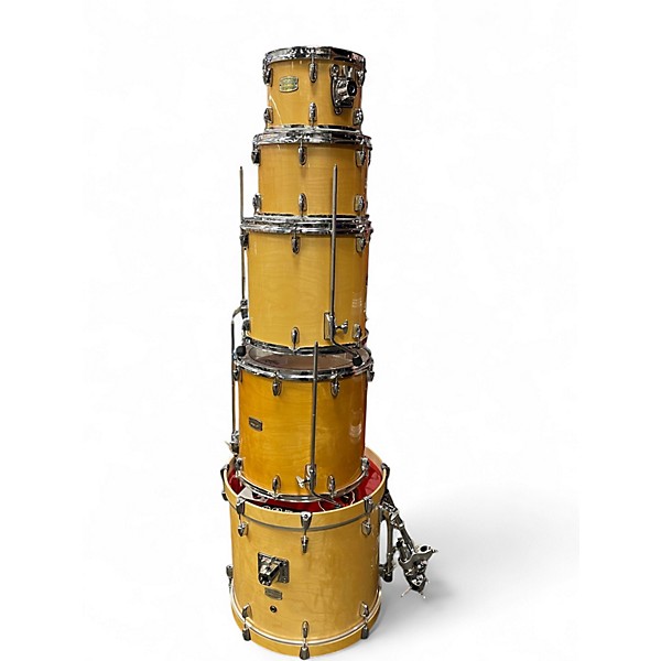 Used Yamaha 5 Piece Stage Custom Natural Drum Kit