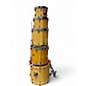 Used Yamaha 5 Piece Stage Custom Natural Drum Kit