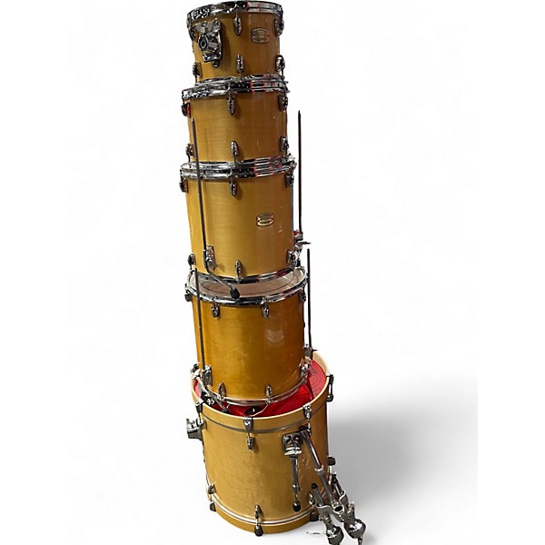 Used Yamaha 5 Piece Stage Custom Natural Drum Kit
