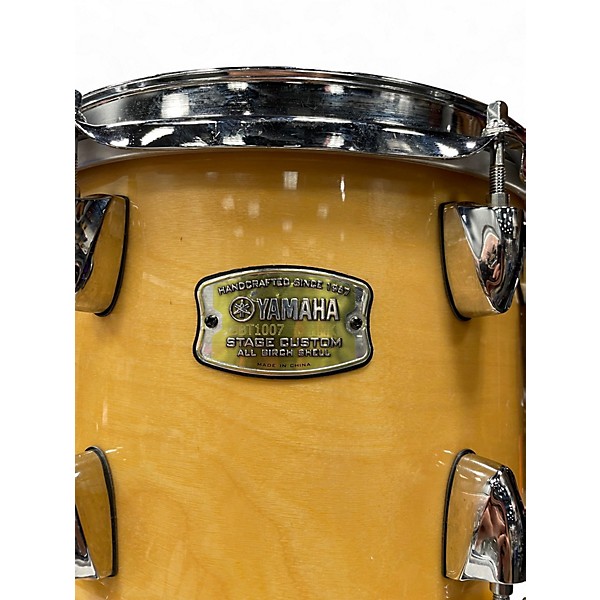 Used Yamaha 5 Piece Stage Custom Natural Drum Kit