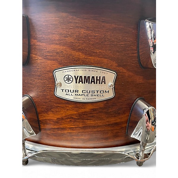 Used Yamaha 6.5X14 Tour Custom SNARE CHOCOLATE Drum