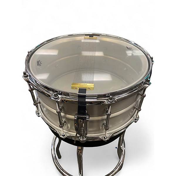 Used Ludwig 6.5X14 LM405CT ACROLITE W/ TUBE LUGS ALUMINUM Drum