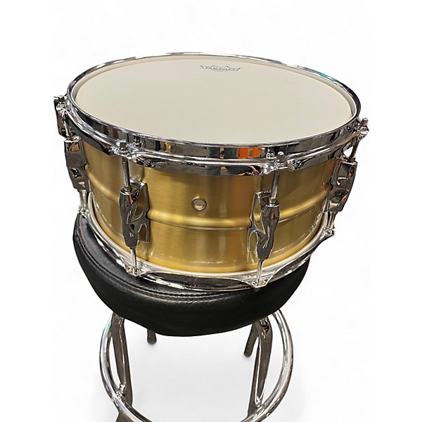 Used Yamaha 6.5X13 RECORDING CUSTOM BRASS SNARE BRASS Drum