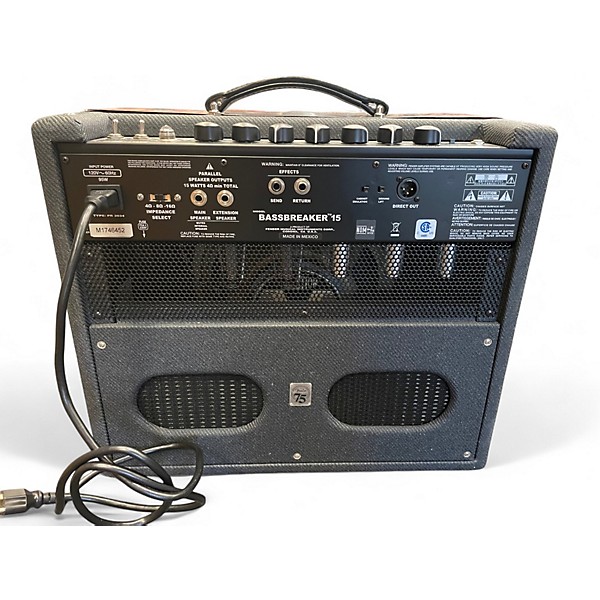 Used Fender Bassbreaker 15W 1x12 Tube Guitar Combo Amp