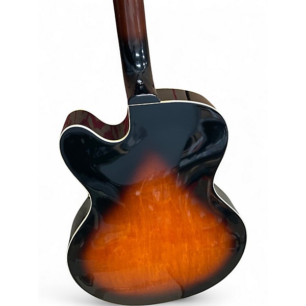 Used Aria Pro Ii PE-125 2 Color Sunburst Hollow Body Electric Guitar