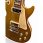 Used Gibson Les Paul Deluxe Gold Top Solid Body Electric Guitar