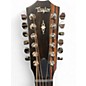 Used Taylor 352CE20109 Natural 12 String Acoustic Electric Guitar